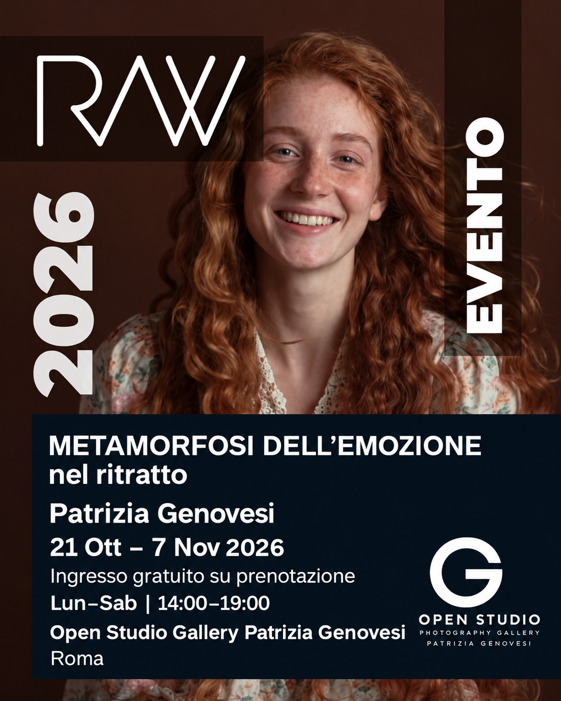 Manifesto fotografico Metamorfosi 2026 Contesteco 2023 finalista Patrizia Genovesi